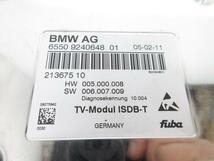 H23 BMW 525i FP25 F10 Mスポーツ (5) 地デジ チューナー 6550924064801 175736 4381_画像4