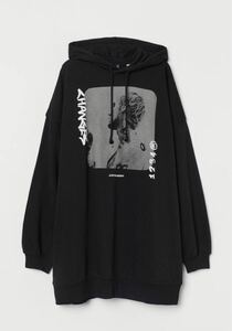 ジャスティンビーバー パーカー Justin biever 即完売 H&M スウェットパーカー 男女兼用