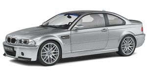 # Solido 1/18 2003 BMW M3 (E46) CSL silver gray 
