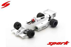 ■スパークモデル 1/43 1983 アロウズA6 #29 M.スレール フランスGP