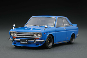 ■イグニッションモデル 1/43 ダットサン ブルーバード クーペ (KP510) ブルー 