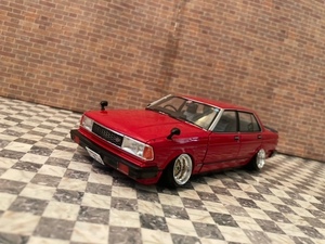 1|24 Nissan Bluebird SSS 910 1980 год asheto производства custom конечный продукт 