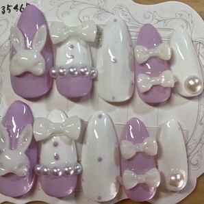 うさぎネイルシリーズ ネイルチップ 量産型ネイル 地雷ネイル