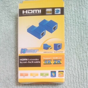 HDMIエクステンダー HDMI LAN 変換 RJ45 アダプタ 30Mまで 延長 4K 1080P 4 mLAN ケーブル付属