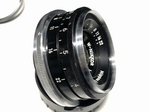 ★5000円値下げ★早いもの勝ち★2429 至玉の逸品 Nippon Kogaku W-NIKKOR・C 3.5cm F2.5 Sマウント レンジファインダー用 広角単焦点レンズ_画像7