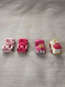 中古品◆シルバニアファミリー　赤ちゃん家具【色々なカラーと機種　ミニカー　色々　４台】◆元箱無