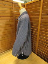 Y送料無料△378【WORKERS ワーカーズ】日本製 MFG SHIRT COVERT CHECK 長袖 ワークシャツ ブルー系 SIZE 16 1/2 定価16,500円_画像3