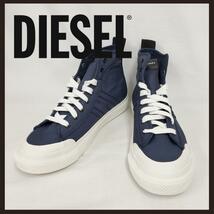 ○★新品 未使用 DIESEL 定番キャンバススニーカー ネイビー○●_画像1