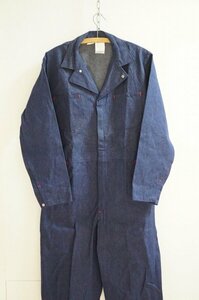 v BLUE BELL Denim all-in-one coverall / dead stock search Vintage 