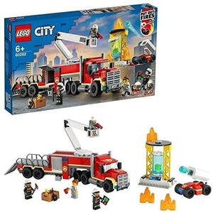 レゴ(LEGO) シティ 消防指令基地 組み立てセット 炎のエンジン 男の子 6才以上向けおもちゃ 60282