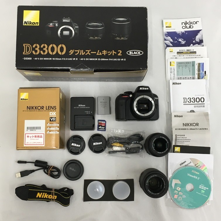 ヤフオク! -「ニコン D3300 ダブルズームキット」(家電、AV、カメラ 