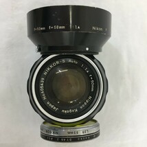 【1560568】ニコン Nikon F + NIKKOR-S Auto 50/1.4 動作未確認_画像7