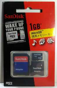 【送料無料】新品 SanDisk microSDメモリーカード 1GB サンディスク