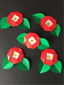 * wall surface decoration * camellia . spring decoration winter decoration New Year child care .* display board . red red .