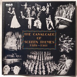 **THE CAVALCADE OF SCREEN THEMES 1928-1941* war front musical soundtrack * box specification analogue record 3 sheets set [784TPR-MRC**