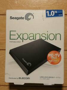 【中古動作確認美品】Seagate Expansion ポータブルドライブ　USB3.0　ハードディスク　1.0TB