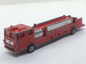 けB4★トミカサイズ ミニカー マジョレット POMPIER GRANDE ECHELLE 東京消防庁 はしご車 1/86 全長約144mm パーツ欠損有