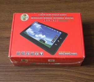 AKART CH-AND500 chocott android2.2 5インチ アンドロイドタブレット 4GB