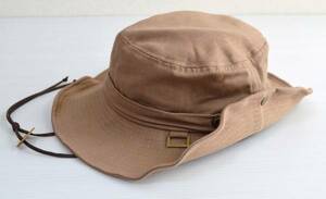  large size cotton adventure hat /tsuba wire go in /074/