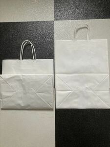 新品　紙袋　大小セット　70枚新品　白 HEIKO ヘイコー 手提げ紙袋 紙袋 ショッパー