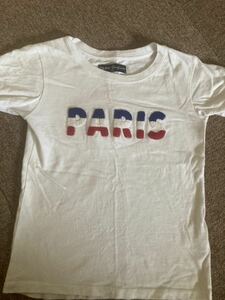 ParisおしゃれTシャツ　130センチ