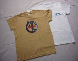 未使用＆中古品 2枚セット PIKO　ピコ 半袖 Tシャツ Ｍ 黄土色 オーカー 白 レディース