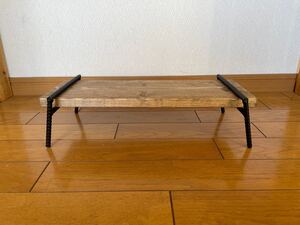 ☆1×6用☆ハンドメイド☆鉄脚☆アウトドア☆アイアンレッグ☆アイアンラック☆1×6用☆ アイアンテーブル☆多肉植物