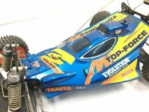 タミヤ TOP FORCE トップフォース 電動ラジコン 動作未確認 ジャンク ボディ割れ無し◆TAMIYA ラジコンカー RCカー バギー_画像8