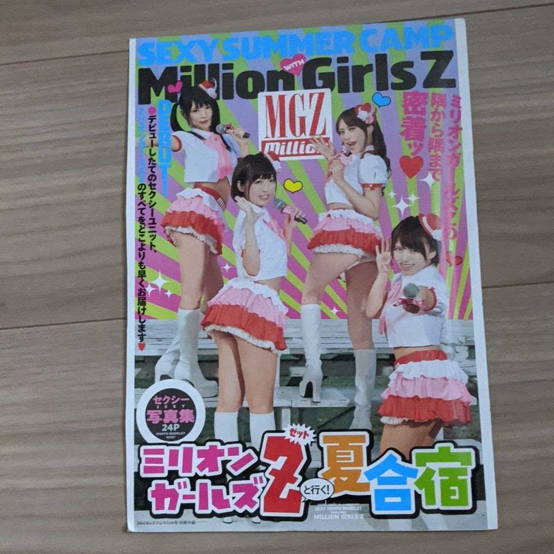 2014 Young Animal No. 14 Appendix Million Girls Z Not for sale Appendix Photo book Hoshimi Rika Sakura Kizuna Sakaguchi Miho Christine Gravure Rare, Printed materials, Crop, talent