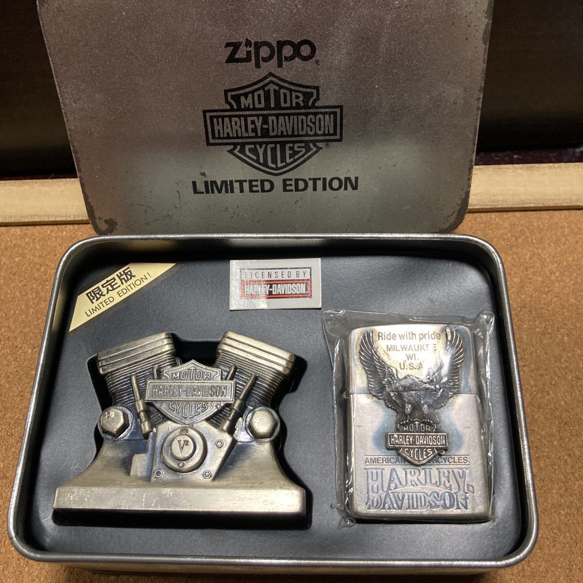 ジッポー ZIPPO ハーレーダビットソン 1995年製 希少 ヴィテージ-