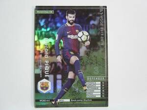 WCCF 2017-2018 WCB ジェラール・ピケ　Gerard Pique 1987 Spain　FC Barcelona 17-18 World‐Class CB