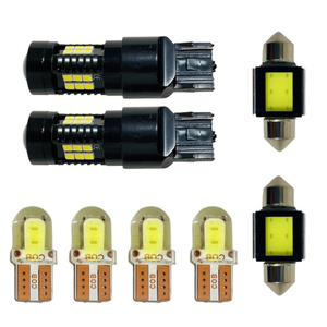 UZJ100 ランドクルーザーシグナス(ランクル) 純正球交換用 COB全面発光 LED ルームランプ バックランプ ウェッジ球セット 車内灯 室内灯