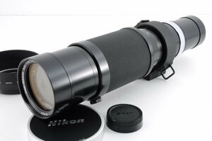 動確 Nikon ニコン レンズ ZOOM NIKKOR Auto 200-600mm F9.5 HN-10 フード付 望遠 ズーム レンズ MF H-719M