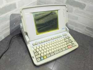 【現状品】管B48 SANYO ワードプロセッサーSWP-NS40 Sanword NS40 PERSONAL WORD PROCESSOR 通電OK