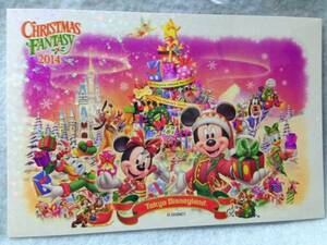 東京ディズニーランド　クリスマスファンタジー2014　ポストカード　新品