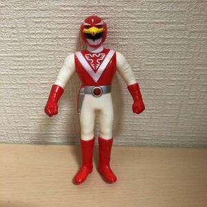  редкий Bandai Choujuu Sentai Liveman sofvi [ красный Falcon ]1992 год в это время товар 