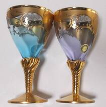 【MURANO GLASS-淡】24KT/GOLD PAINT　2客セット　_画像4