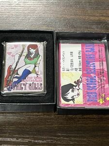 zippo FUNKY GIRLS TAMAKI ファンキー ガール 2007年製 セクシー ハイスクール HIGH SCHOOL SELECTION BAND ケース 保証書