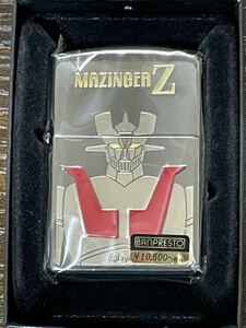 zippo マジンガーZ ブレストファイヤー 永井豪 東映アニメーション 2006年製 立体メタル MAZINGER Z BANPRESTO ケース 保証書