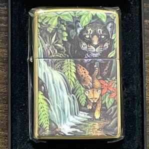 zippo MYSTERIES OF THE FOREST ミステリー オブザフォレスト 1995年製 ゴールド GOLD SOLID BRASS ゴールドインナー 同年代 1995年製