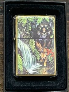 zippo MYSTERIES OF THE FOREST ミステリー オブザフォレスト 1995年製 ゴールド GOLD SOLID BRASS ゴールドインナー 同年代 1995年製