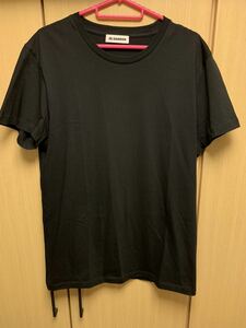 正規 未使用 21SS JIL SANDER ジルサンダー クルーネック プレーン Tシャツ カットソー 黒 L JSMS706005 MS247308