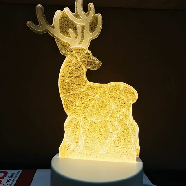 新品 LED ライト 鹿 インテリア 照明 クリスマス