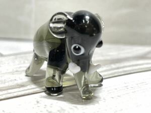 Art hand Auction ★Miniature glasswork★Elephant [SM], Handmade items, interior, miscellaneous goods, ornament, object