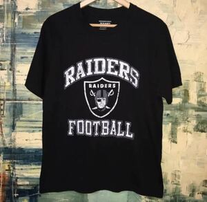 Tシャツ OLD NAVY サイズM 黒 RAIDERS ダブルネーム