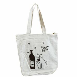 ★SALE★帆布トートバッグ CATS BAR 猫柄 A4 レディース 通学 新品未使用