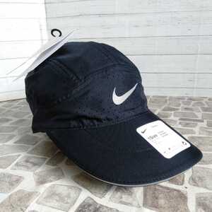 【BV2204】NIKE ナイキ エアロビルキャップ ブラック 57-59cm 新品 ランニング ダンス ジム サッカー 熱中症対策