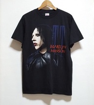 Marilyn Manson Tシャツ ビンテージ マリリンマンソン ブラック 90s ロックT Travis Scott_画像1