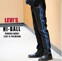 美品◆LEVIS リーバイス サイドライン　HI-BALL　デニムパンツ ジーンズ 　W36　ビッグE_画像2