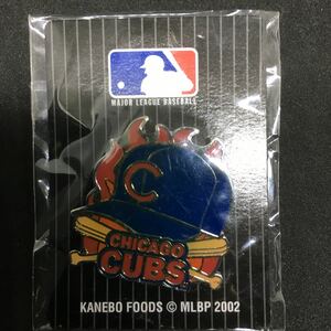 MLB 2002 メジャーリーグ ベースボール ナショナルリーグ　シカゴ カブス キャップ ロゴ ピンバッチ 鈴木誠也　所属　未開封